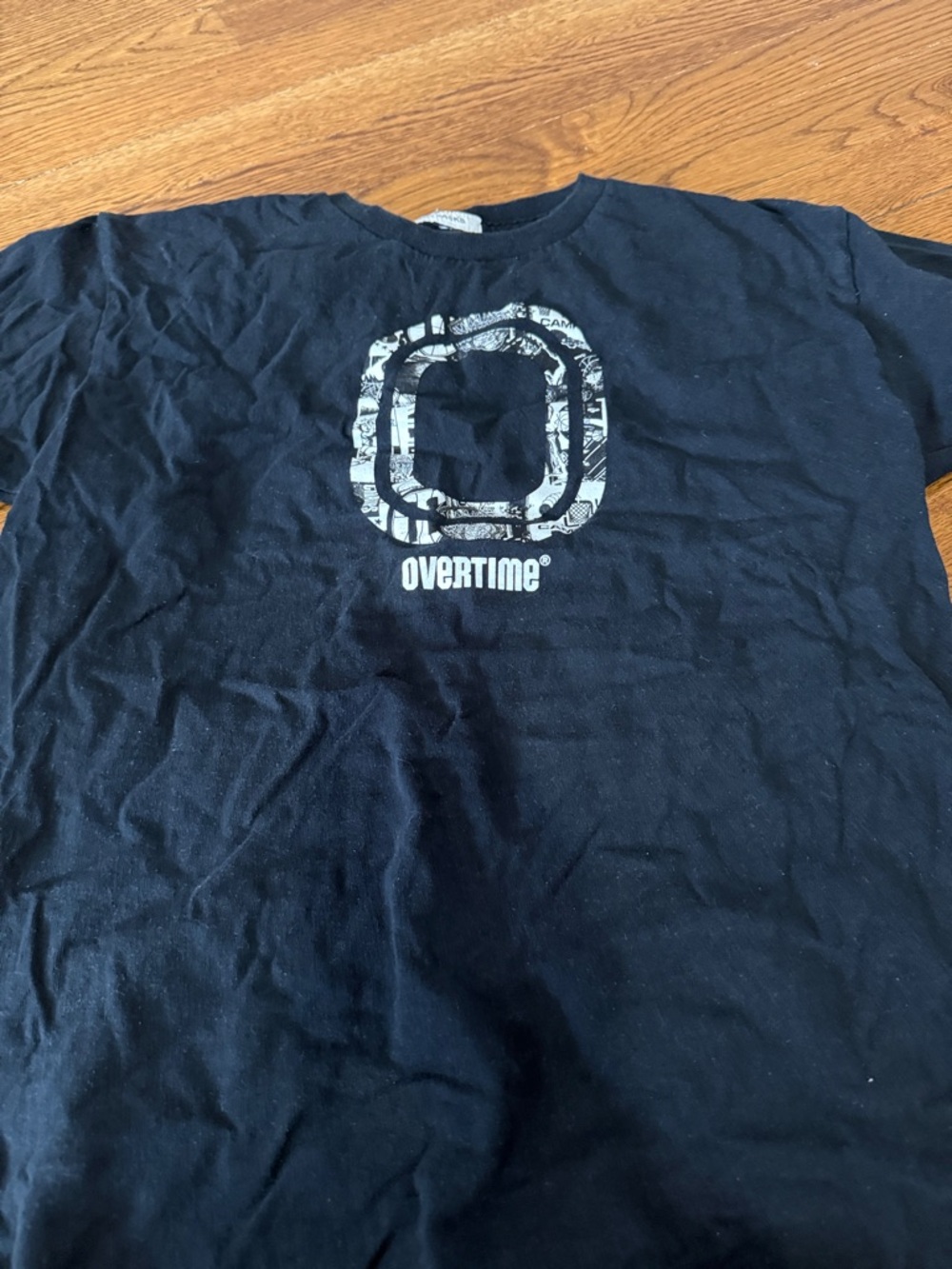 Overtime Kids Short Sleeve Tee in Black